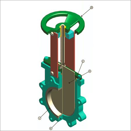 चाकू प्रकार का गेट वाल्व