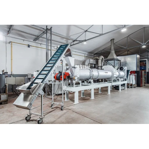 Sand Rotary Dryer - Color: Yellow