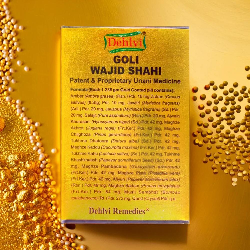 Dehlvi Goli Wajid Shahi 5 Pills - Age Group: For Adults