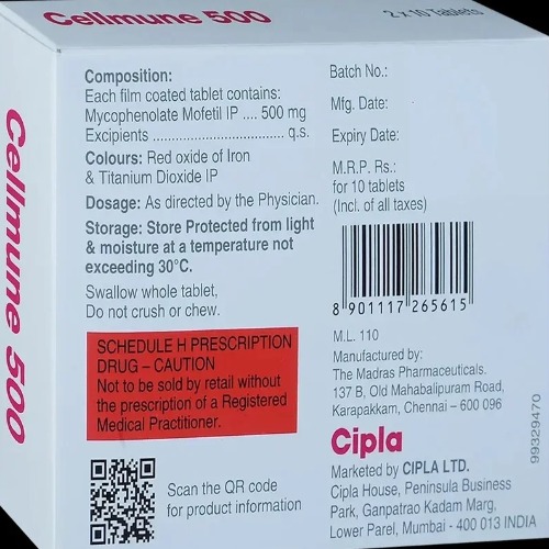 Cellmune 500 mg Tablet