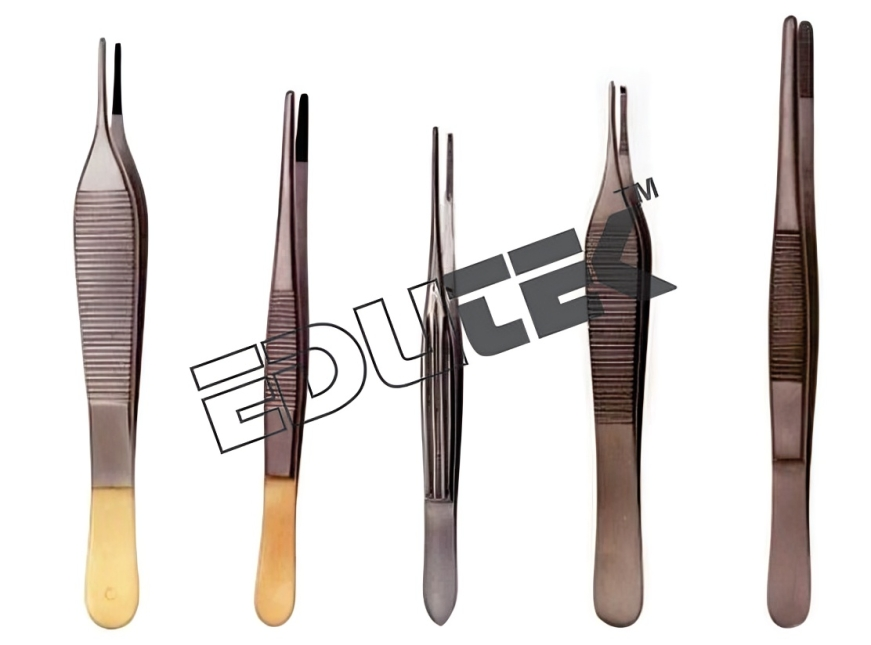 Stainless Steel Nickel Plated Medical Forceps - 30cm Length, Manual Type, Durable And Rust-resistant, Lightweight Design For Precise Control