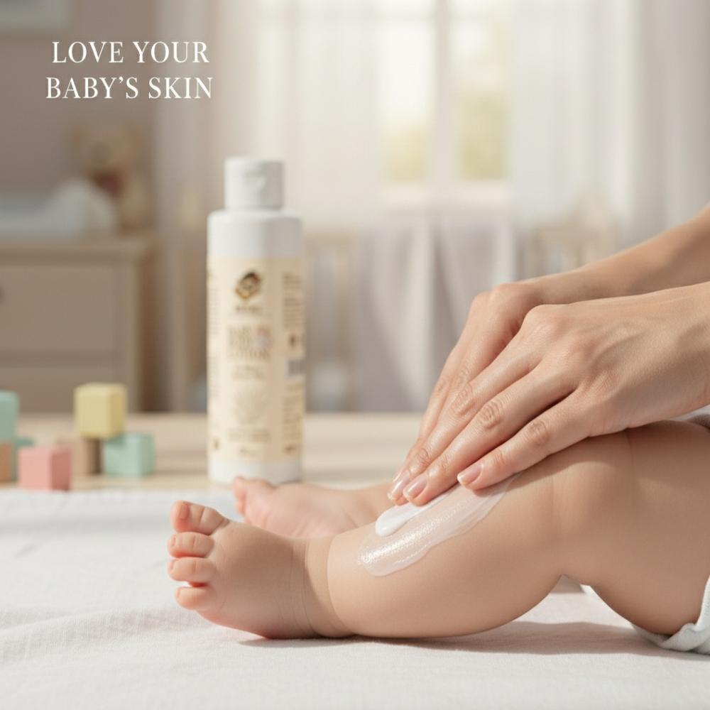 BRONZ Baby Body Lotion Enrich With Calamine, Aloevera And Vitamin E 0 Months For Baby's Delicate Skin 100ml