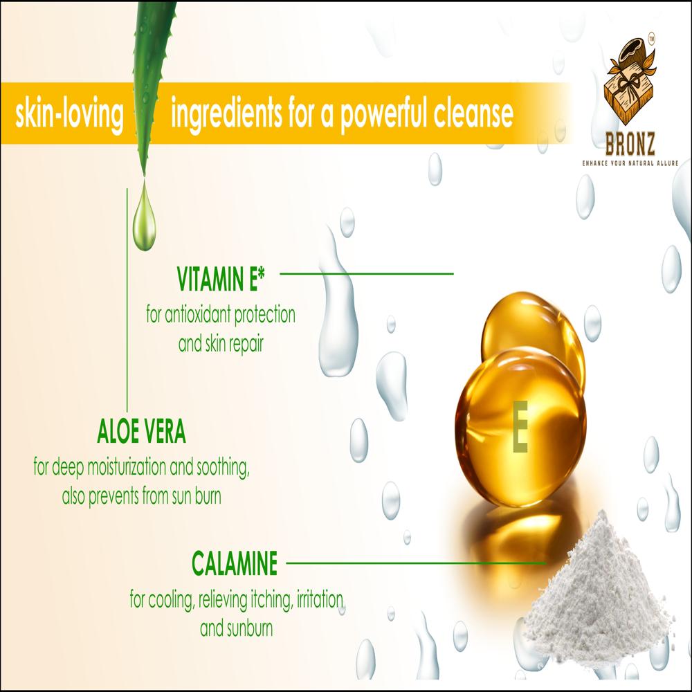 BRONZ Baby Body Lotion Enrich With Calamine Aloevera And Vitamin E 0 Months For Babys Delicate Skin 200ml