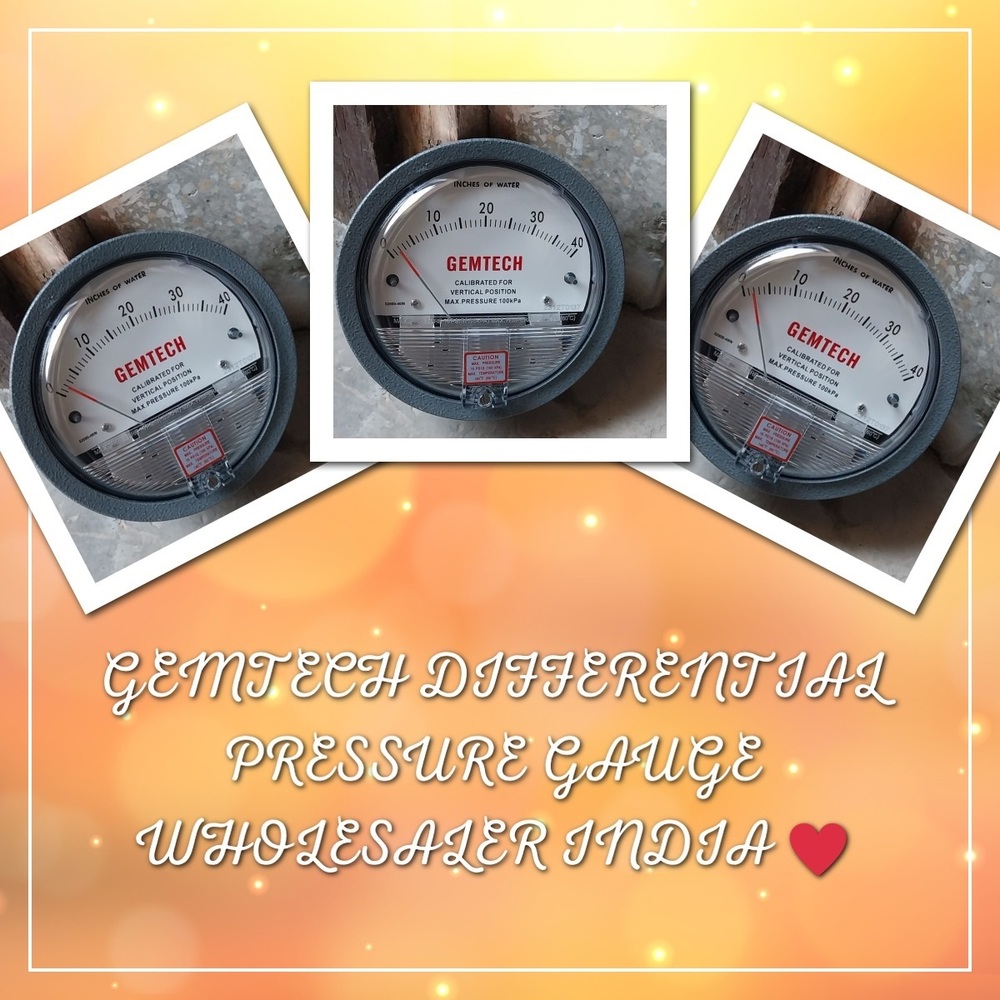 Differential Pressure Gauge - GEMTECH INDIA