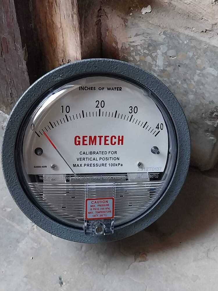 Differential Pressure Gauge - GEMTECH INDIA