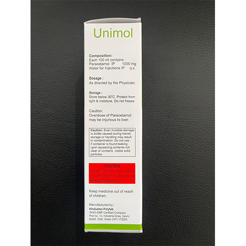 Unimol Paracetamol Infusion IP