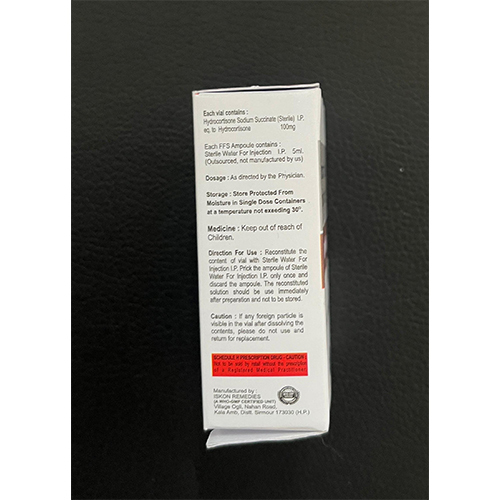 Hydrocortisone Sodium Succinate Injection I.p. - Dosage Form: Liquid