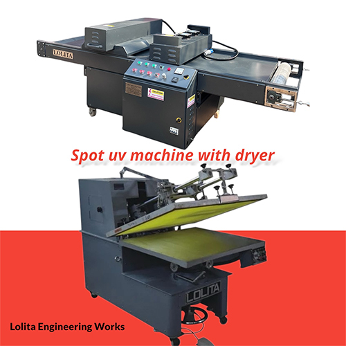 Spot Uv Machine With Dryer - Color: Grey