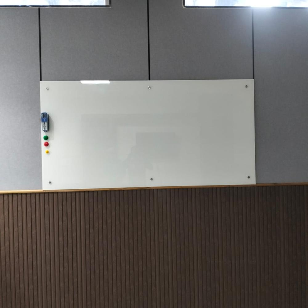 Premium Porcelain Non-magnetic Whiteboard - Rectangular, Stylish White Finish | Versatile Use For Office, School, And Home, Easy Installation With Durable Aluminum Edges