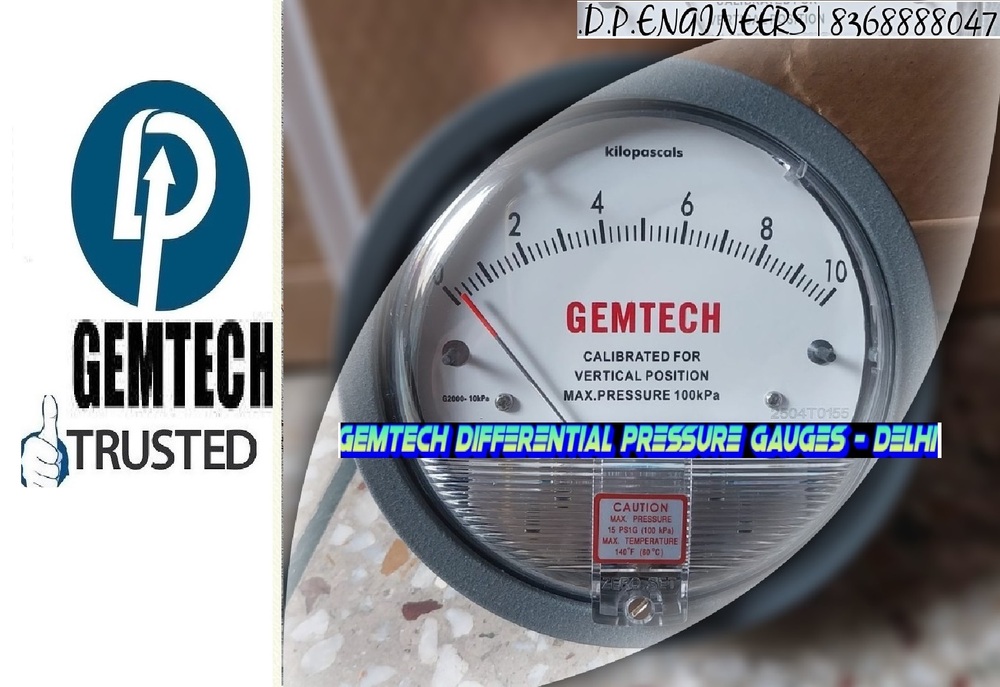 Desh ka Number One Gemtech Differential Pressure Gauge Village Kishanpura,Post Office Gurumajra,Tehsil Baddi,