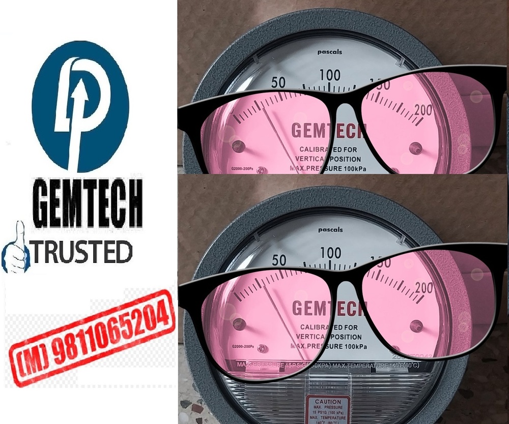 GEMTECH Differential Pressure Gauge Distributor Form Hsiidc,Alipur Barwala Haryana-134118