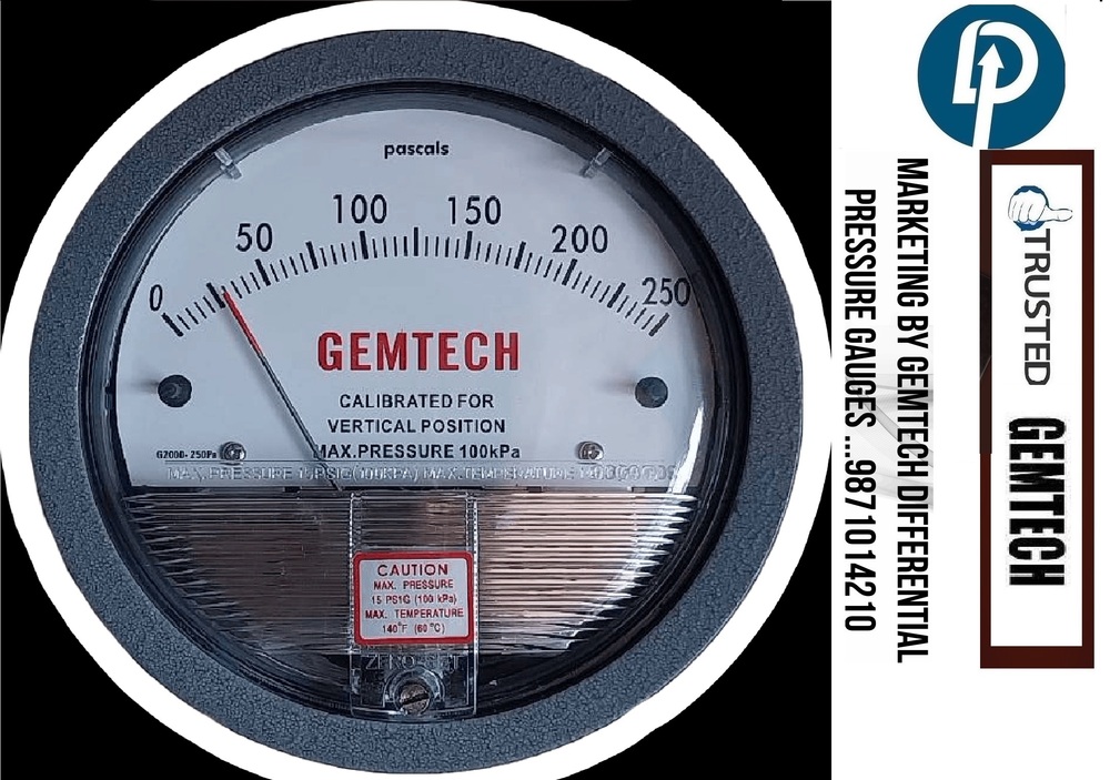 Online GEMTECH Differential Pressure Gauge Google Search India