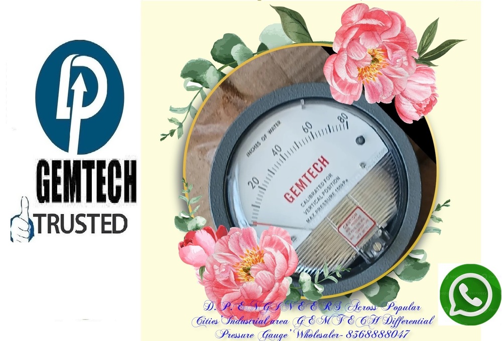 GEMTECH Positive vs Negative Differential Pressure Gaugue Hospital Rooms