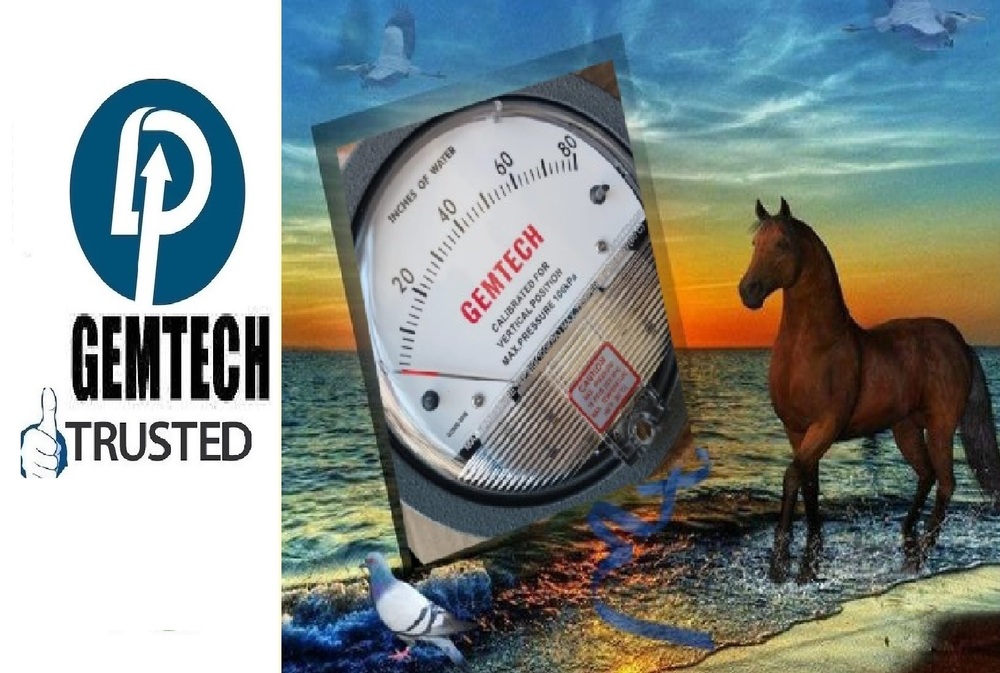 GEMTECH Positive vs Negative Differential Pressure Gaugue Hospital Rooms