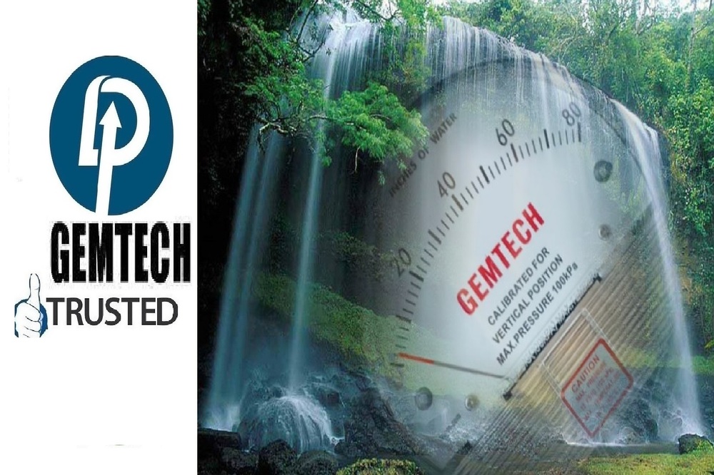 GEMTECH Positive vs Negative Differential Pressure Gaugue Hospital Rooms