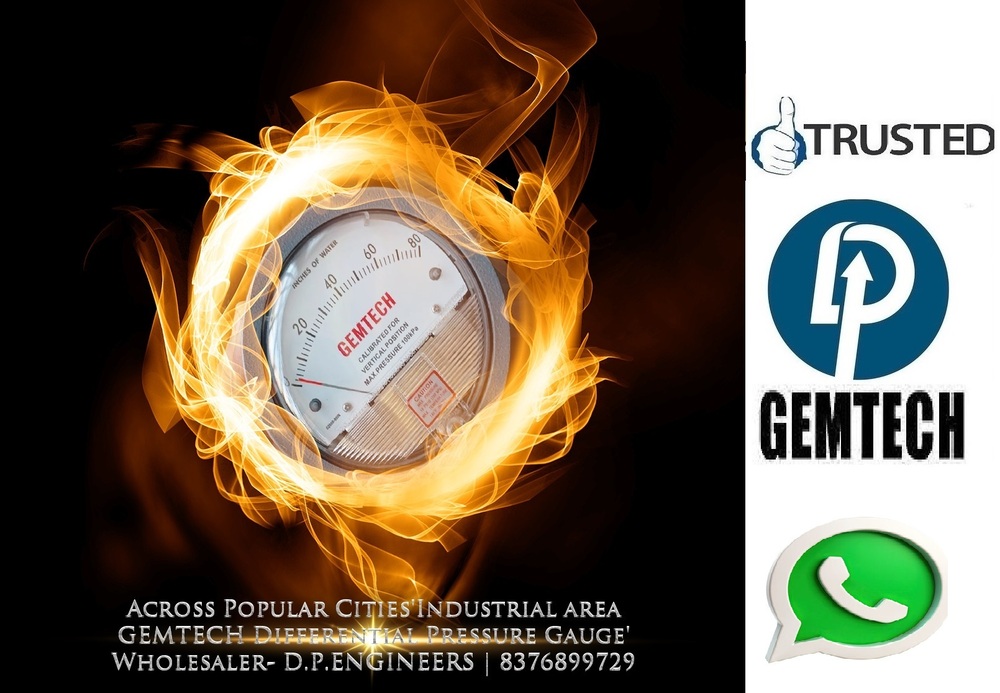 GEMTECH Positive vs Negative Differential Pressure Gaugue Hospital Rooms