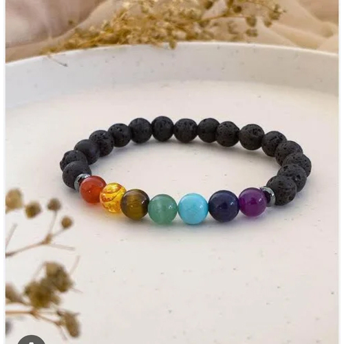 7 Chakra Bracelet - Color: Multicolor