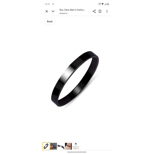 Full Kada For Customized - Color: Black