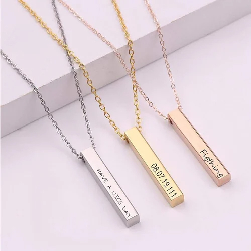 Vertical Bar Pendant - Color: Multicolor
