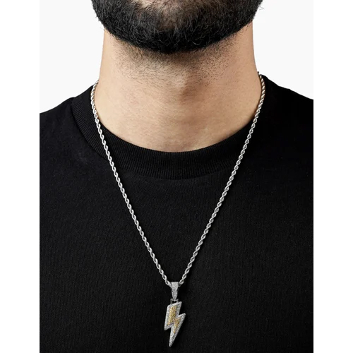 Mens Spark Locket - Color: Silver