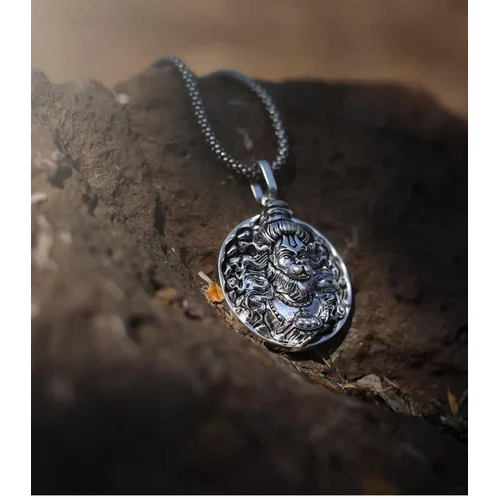 Hanuman Silver Pendant