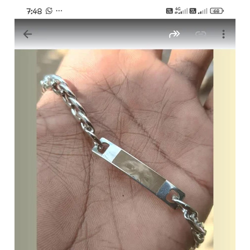 Stainless Steel Plain Bracelet For Engaraving