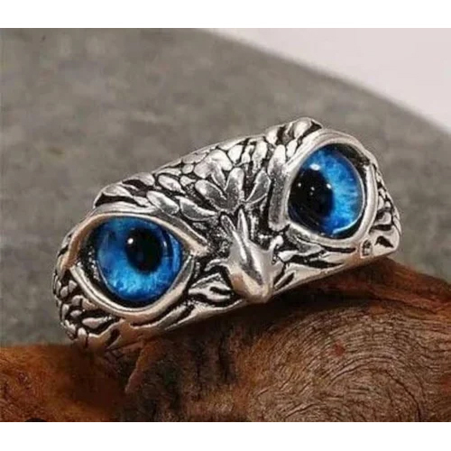 Metal Owl Ring - Color: Silver