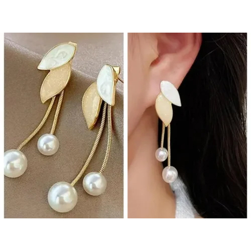 Korean Earrings - Color: Golden