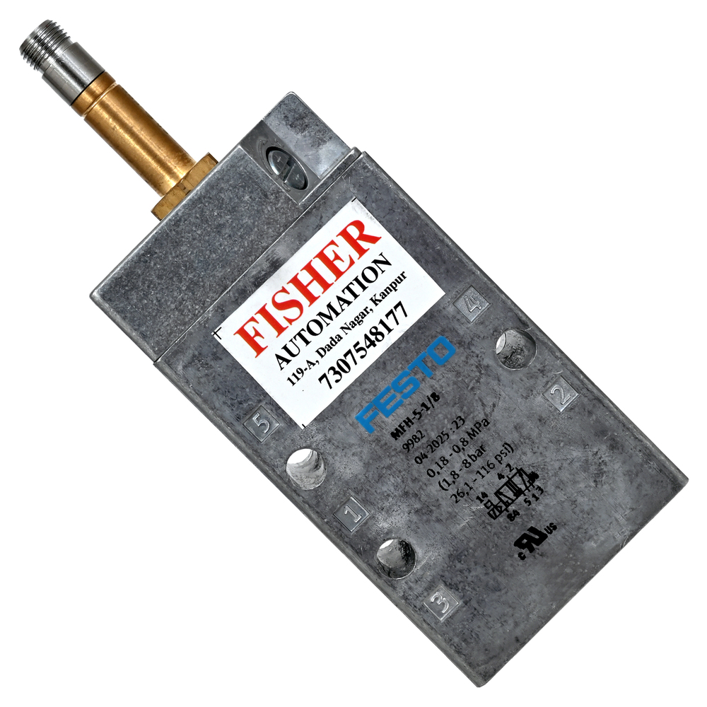 Festo Solenoid Valve Mfh-5-1-8 (9982) - Color: Grey