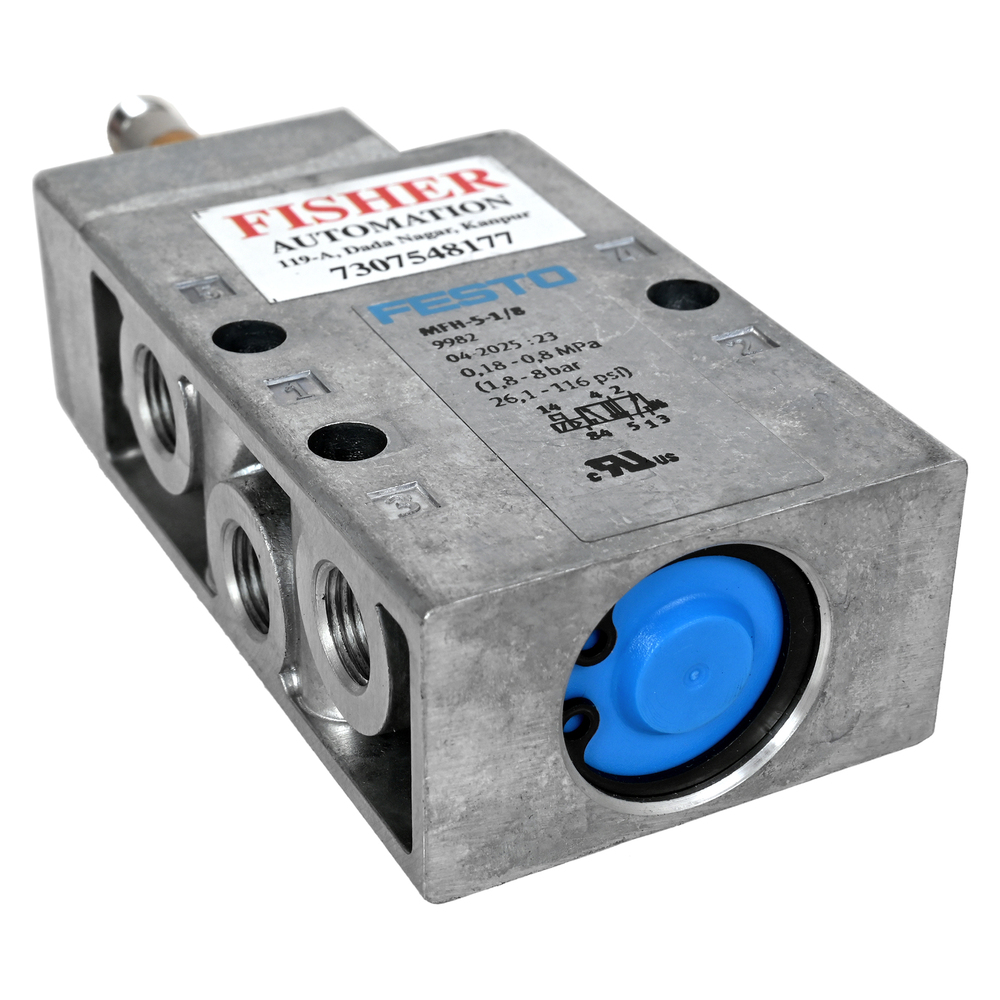 Festo Solenoid Valve Mfh-5-1-8 (9982) - Color: Grey