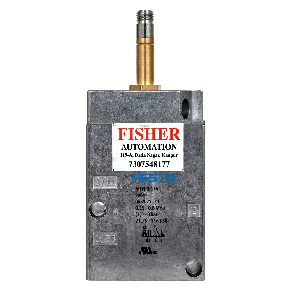 Festo Solenoid Valve Mfh-3-1-4 (9964) - Color: Grey