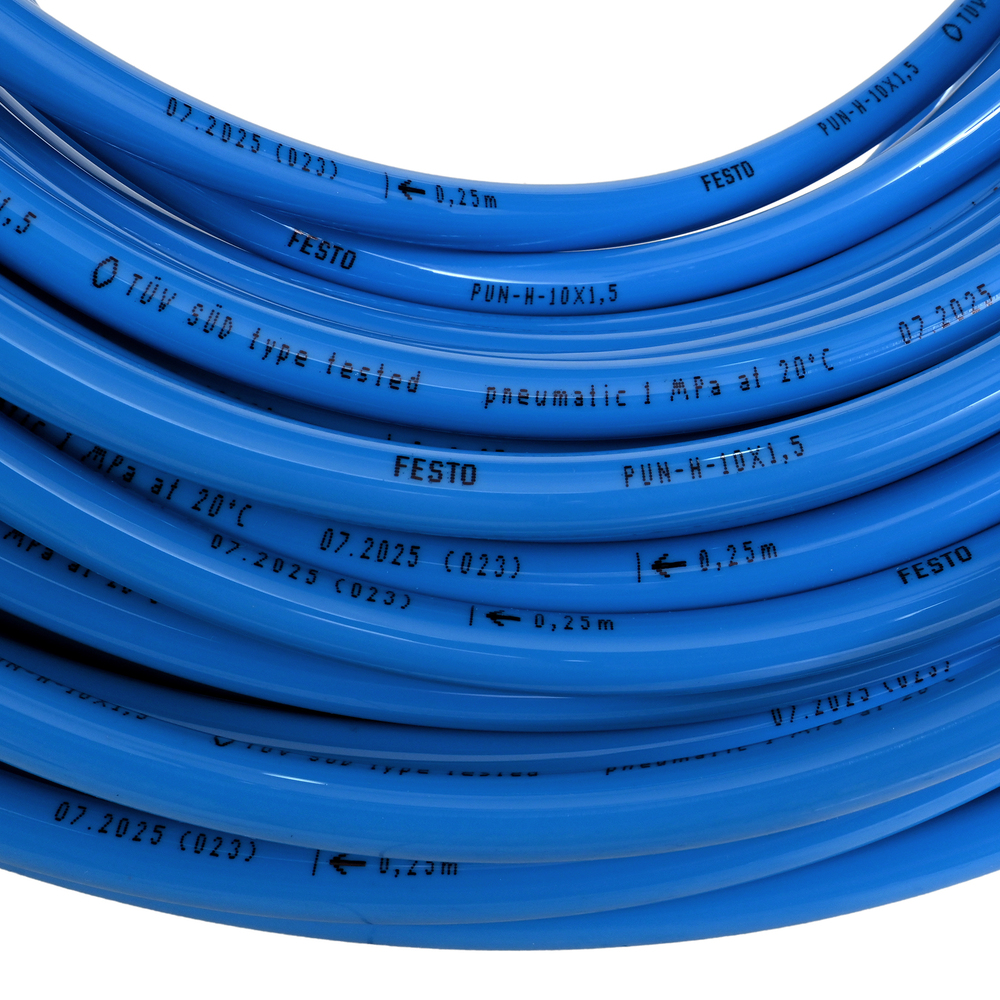 Festo Pun -H-10 X 1.5-Bl (197386) -25 Mtrs Pneumatic Tubing - Color: Blue
