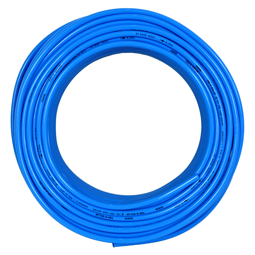 Festo Pun-h-8 X1.25-bl (197385) - 50 Mtrs Pneumatic Tubing - Color: Blue