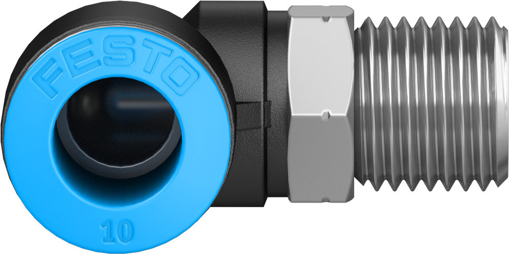 Festo L Type Qsl-1-4-10 (153051)- 5 Pcs - Color: Black