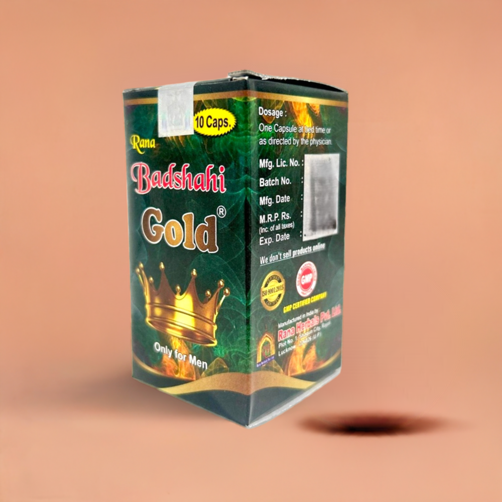 Badshahi Gold 10 Capsules - Age Group: For Adults
