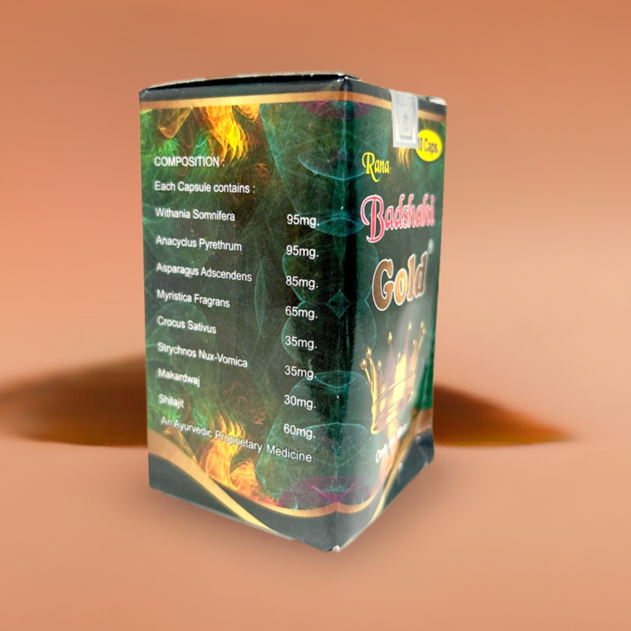 Badshahi Gold 10 Capsules - Age Group: For Adults