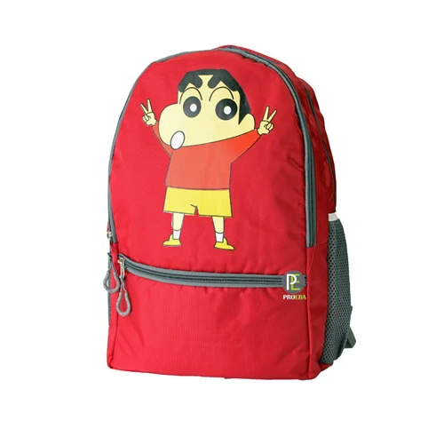 Polyester School Backpack - Color: Blue