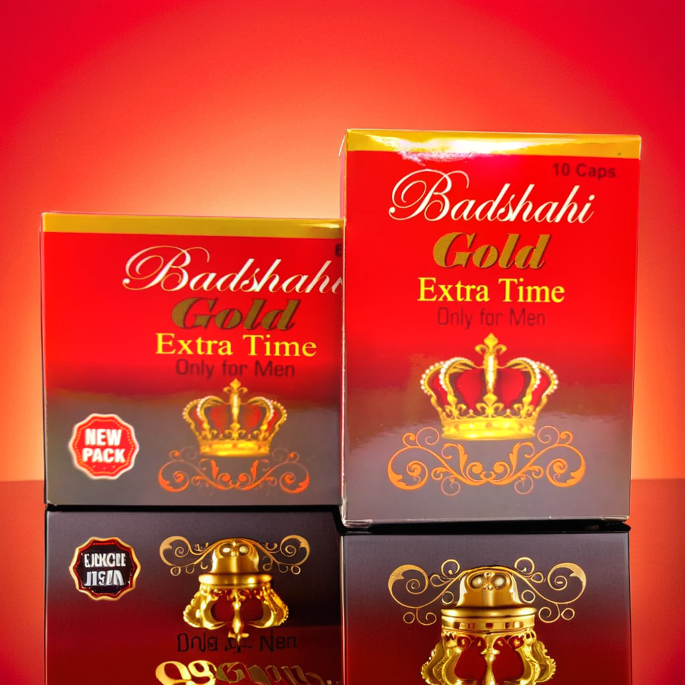 Badshahi Gold Extra Time 10 Capsules - Age Group: For Adults
