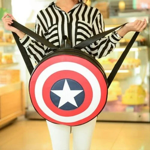 Captain America Polyester Kid School Bag