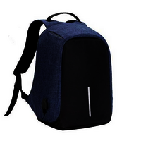 Polyester Plain Anti Theft Backpack