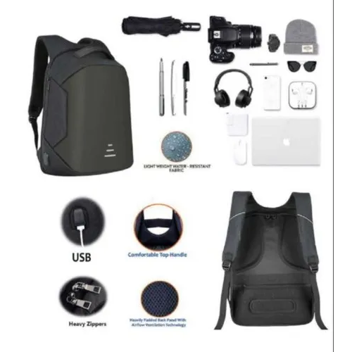 Polyester Anti Theft Laptop Backpack