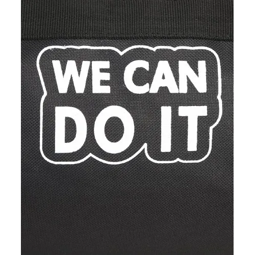 Custom Printed Duffle Gym Bag - Color: Black