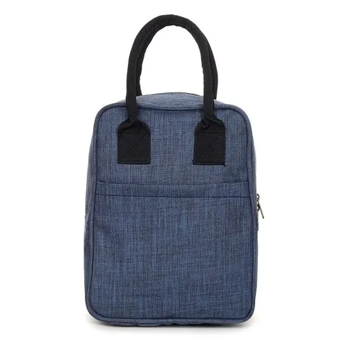Polyester Office Lunch Bag - 21.59 X 29.21 X 11 Inch | Unisex Design, Printed Pattern, Durable Material, Medium Size, Zip Closure, 7 Kg Capacity