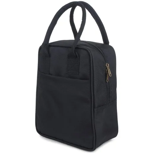 Polyester Office Lunch Bag - 21.59 X 29.21 X 11 Inch | Unisex Design, Printed Pattern, Durable Material, Medium Size, Zip Closure, 7 Kg Capacity