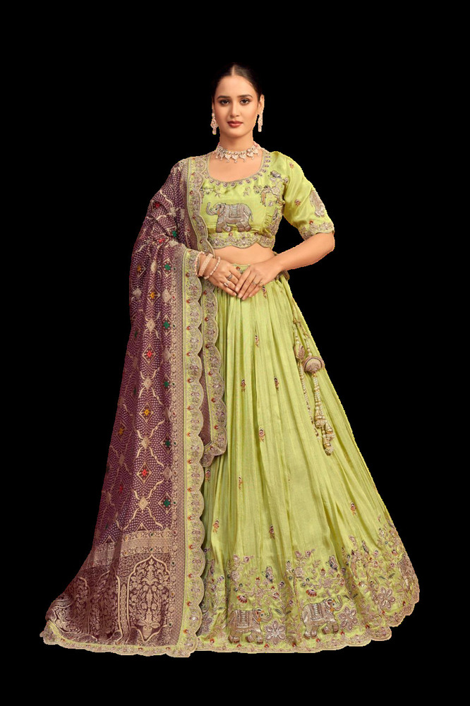 Ladies Bridal Lehenga Choli - Color: Different Available