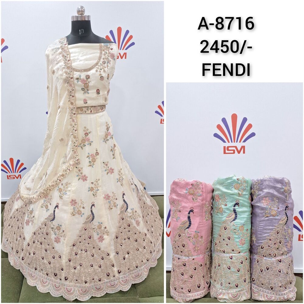 Ladies Designer Lehenga Choli - Color: Different Available