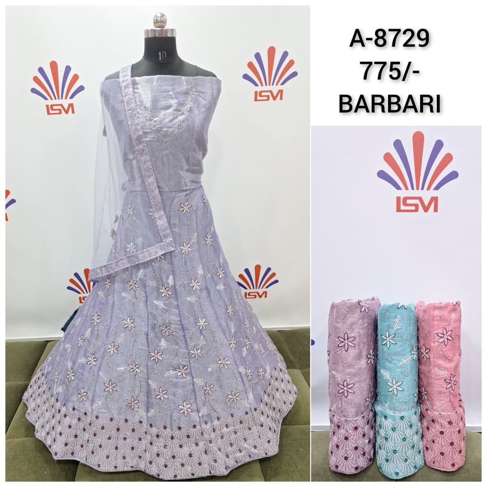 Ladies Designer Lehenga Choli - Color: Different Available