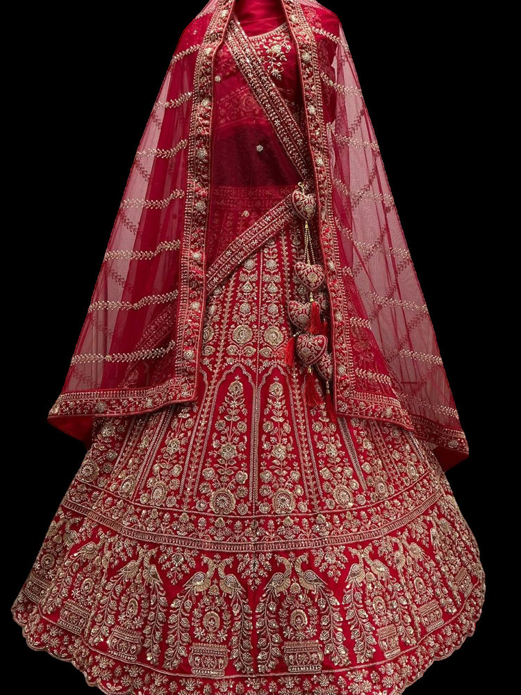 Bridal Red Lehenga Choli - Color: Different Available