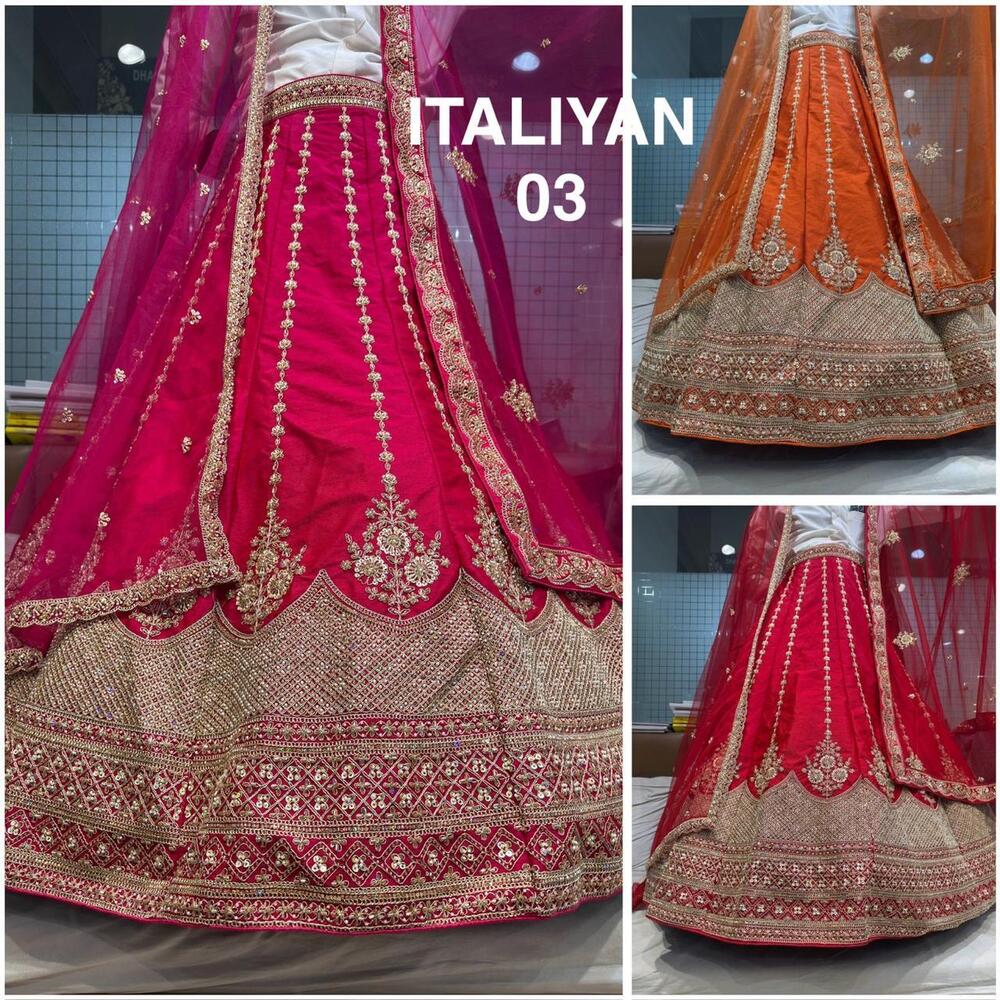 Bridal Red Lehenga Choli - Color: Different Available