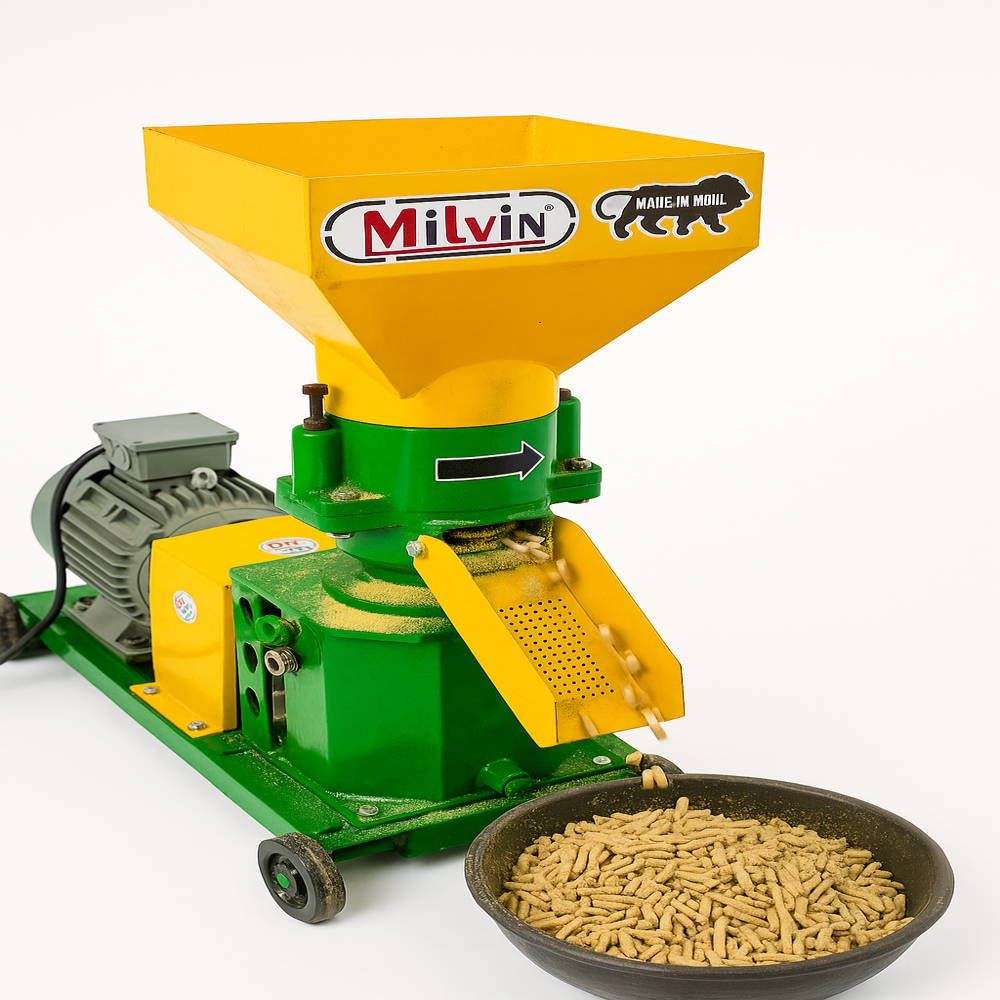 Poultry Feed Machine - Color: Yellow